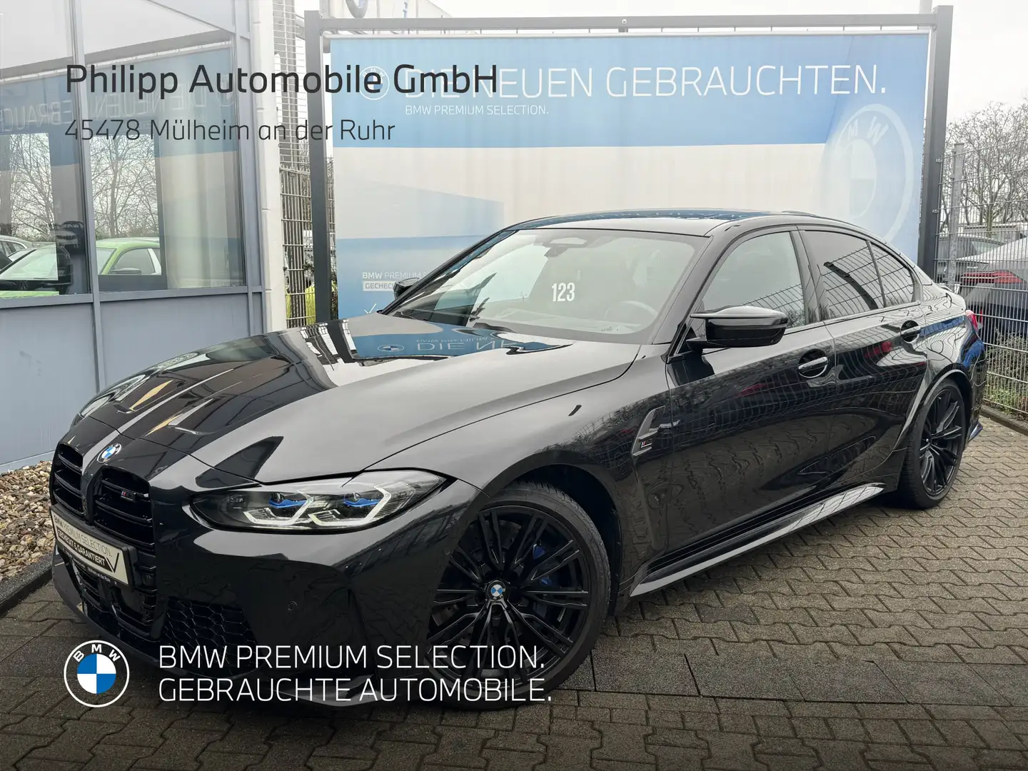 BMW M3 Competition LASER Glasdach HUD H&k DAB Shz. Black - 2