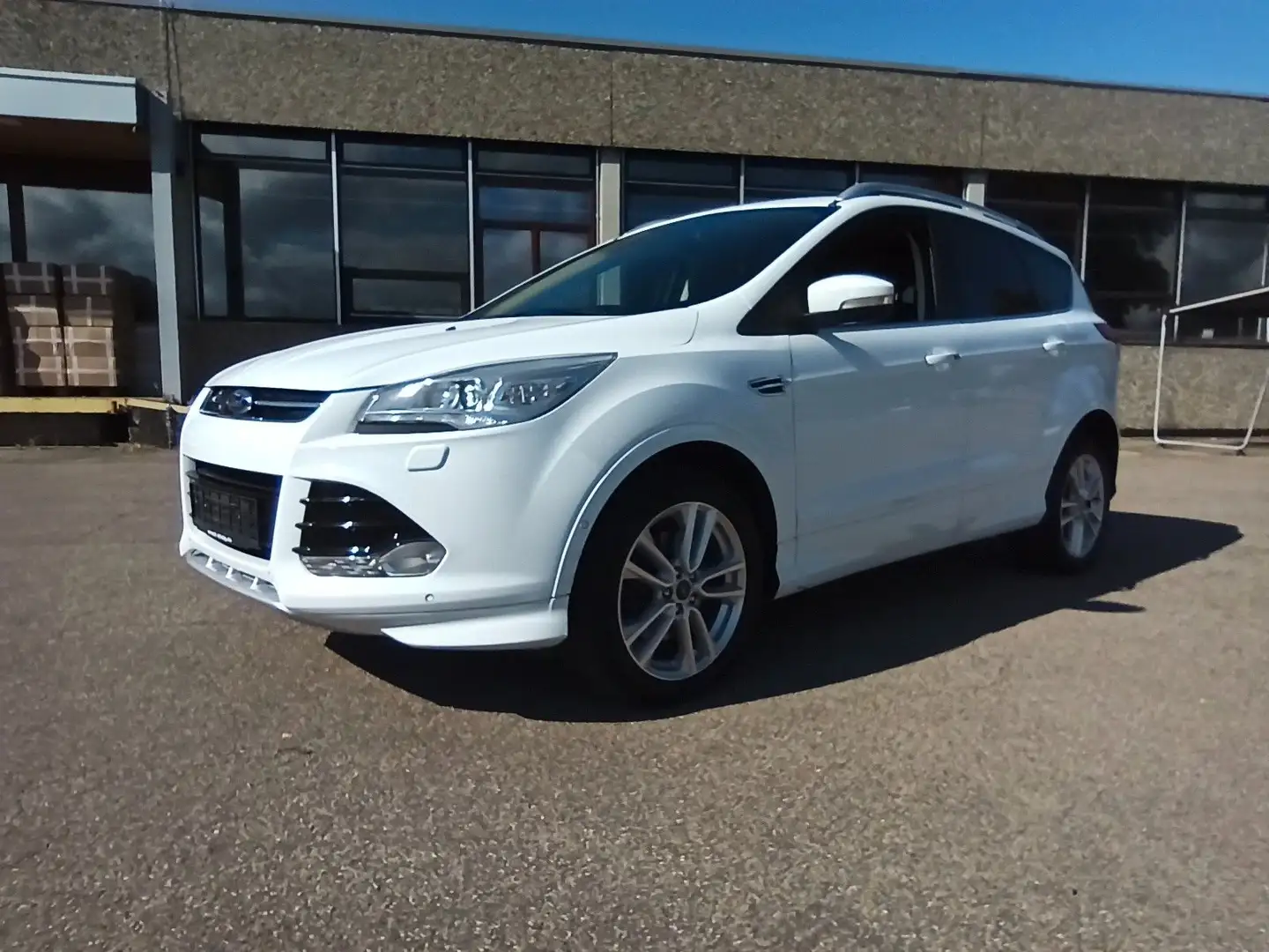 Ford Kuga Individual Automatik / Navi / Xenon Blanco - 1