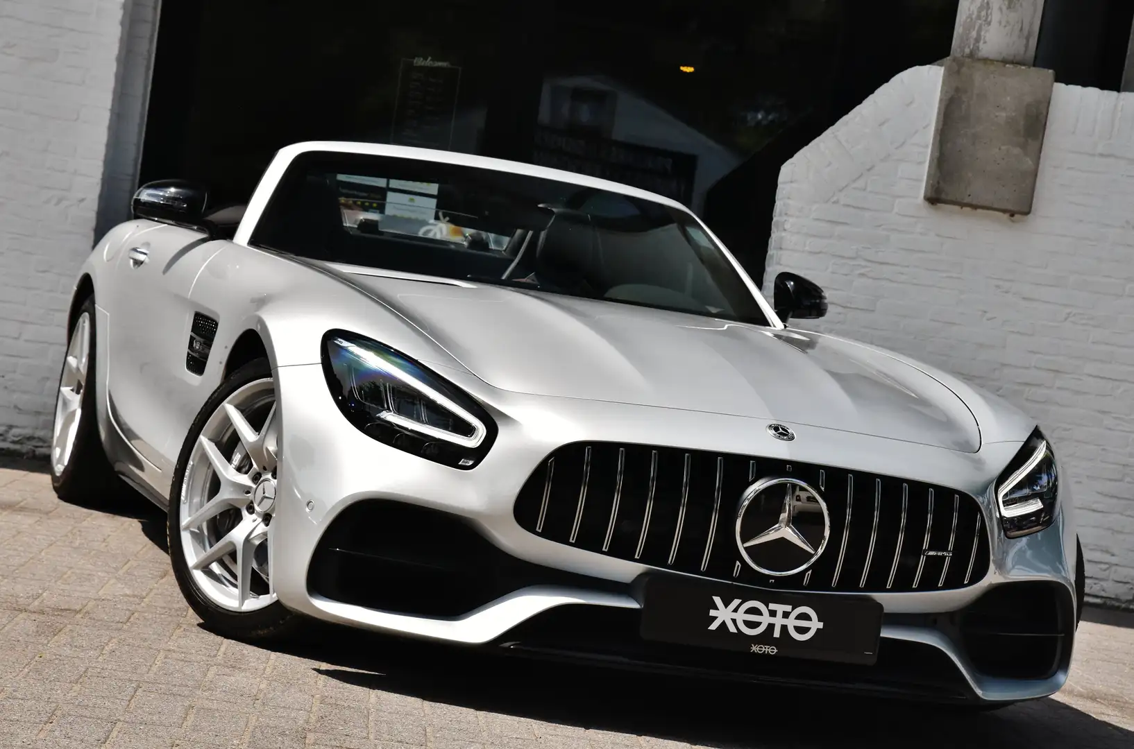 Mercedes-Benz AMG GT 4.0 V8 BITURBO ROADSTER ***1HD./BELGIAN CAR*** Zilver - 2