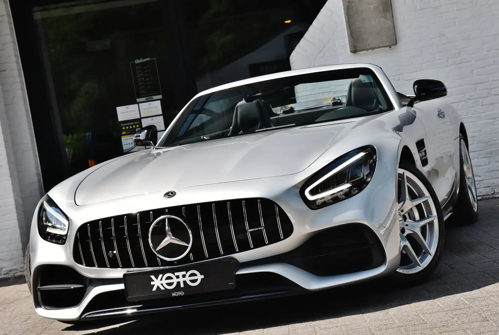 Mercedes-Benz AMG GT 4.0 V8 BITURBO ROADSTER ***1HD./BELGIAN CAR*** Zilver - 1
