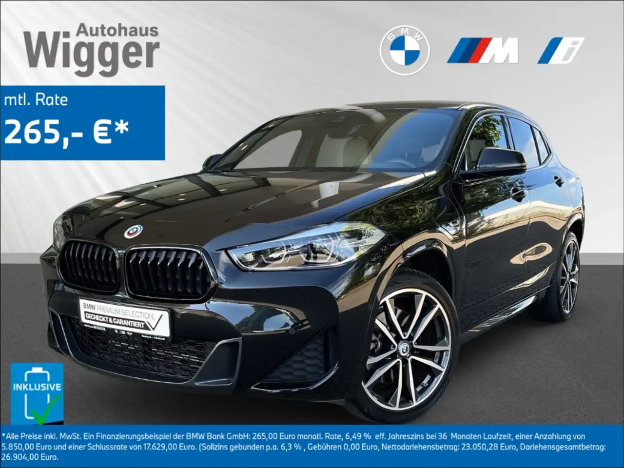 BMW X2 25e M Sport xDrive/Leder/HarmanKardon/LED