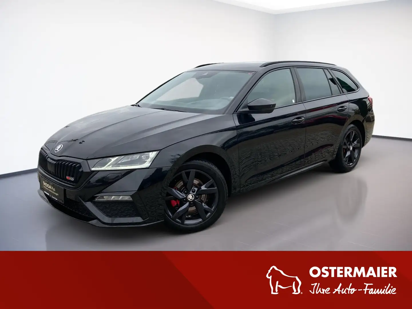 Skoda Octavia Combi RS 2.0TDI 200PS LED.ACC.NAVI.SHZG.HuD.VERK.Z Zwart - 1