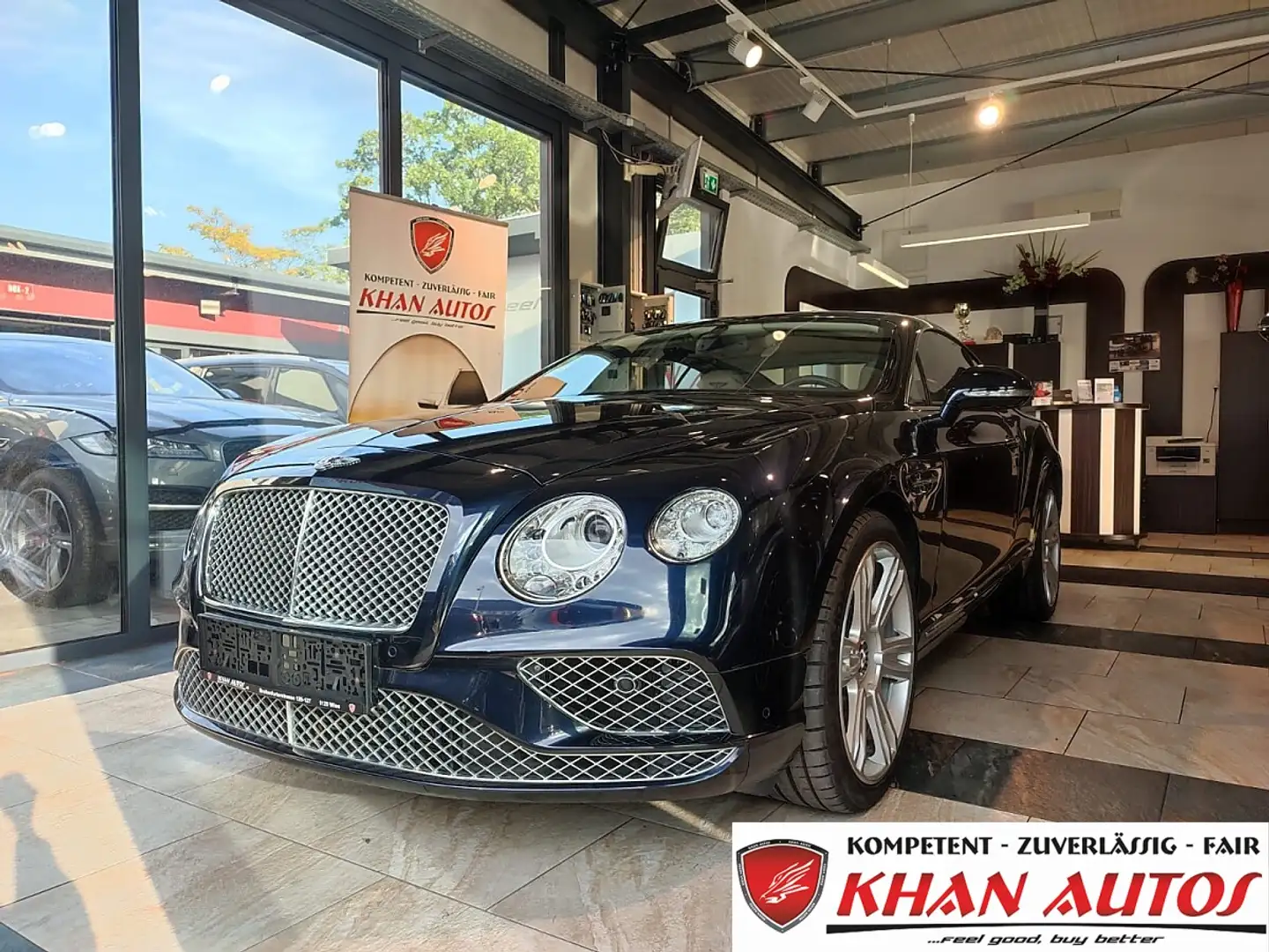 Bentley Continental GT V8 Blau - 1