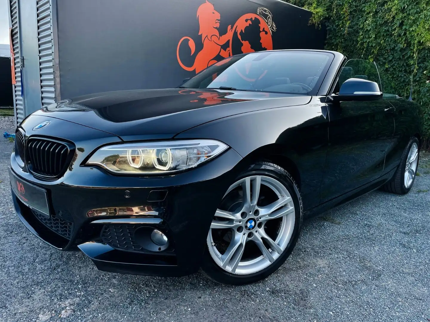BMW 218 d #TÜV#SERVICE#CABRIO#M-PAKET#NAVI#BI-XEN#TOP Schwarz - 2