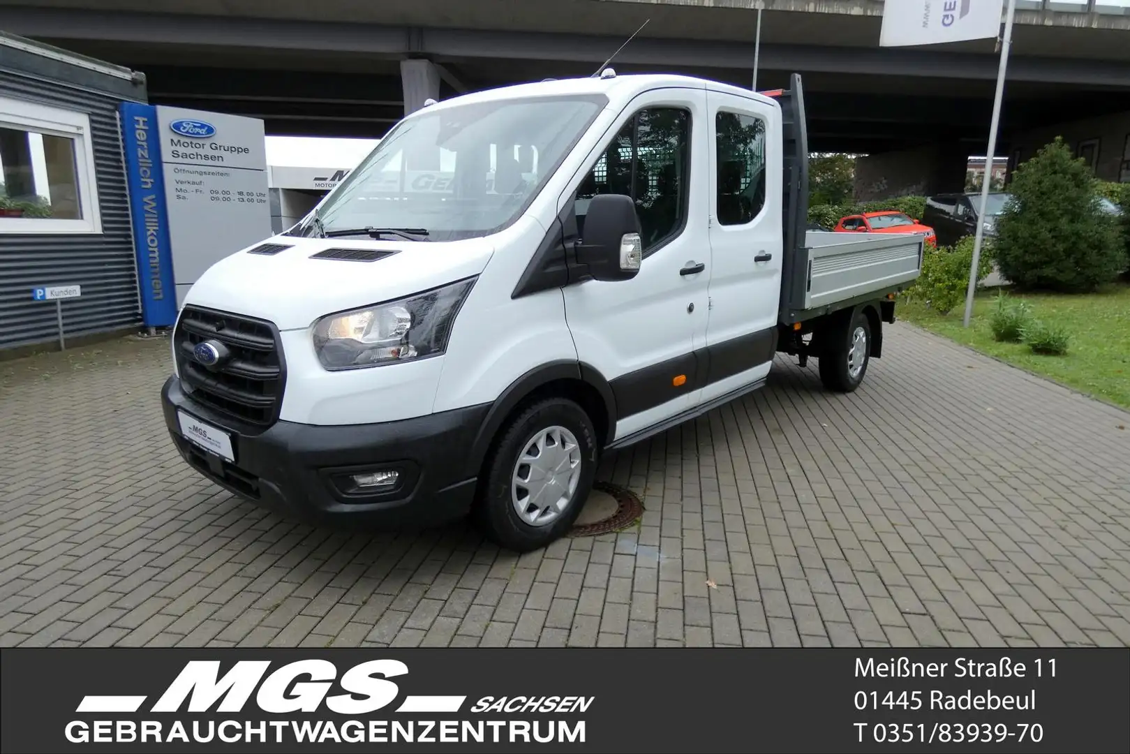 Ford Transit Pritsche 350 L3 DK 2.0 'Trend' #KLIMA #NAV Weiß - 1