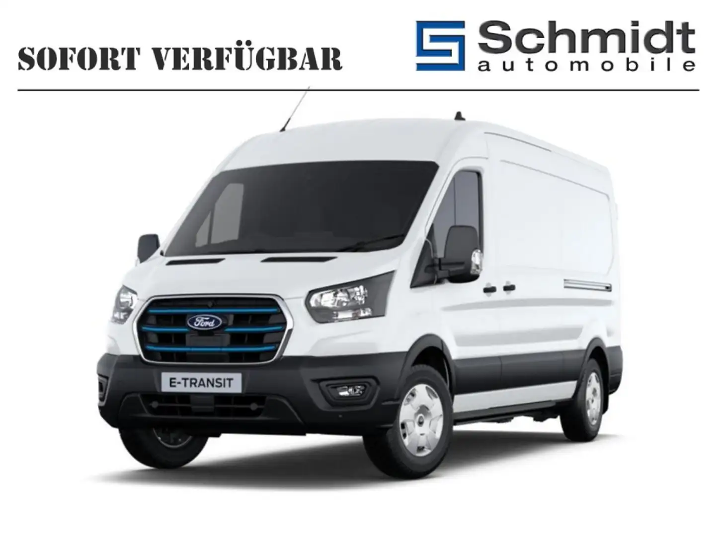 Ford Transit Kasten Trend 350L3 Elektro 183PS A RWD Weiß - 1