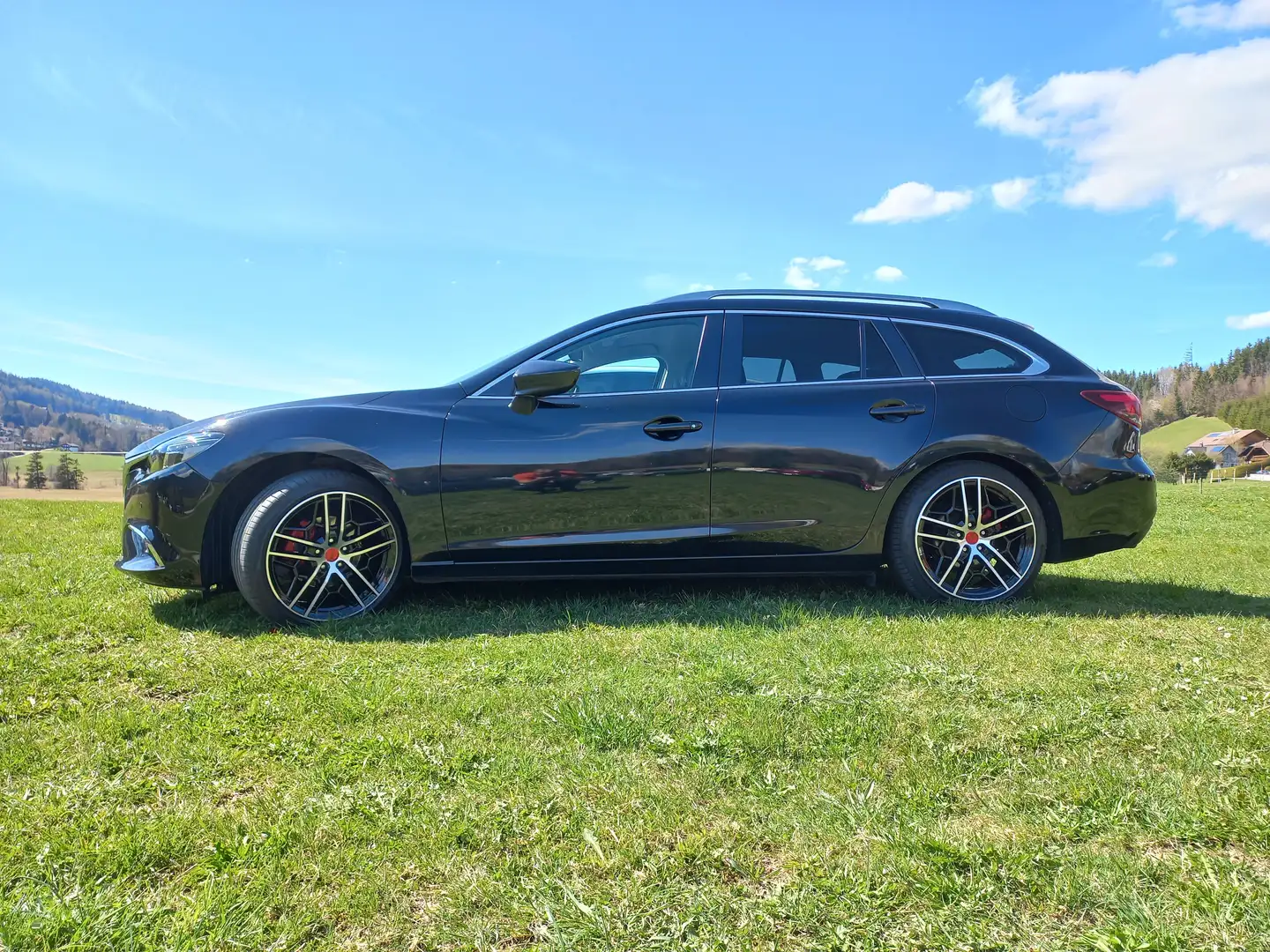 Mazda 6 Mazda 6 Sport Combi CD150 Attraction, AHK, TOP Schwarz - 2