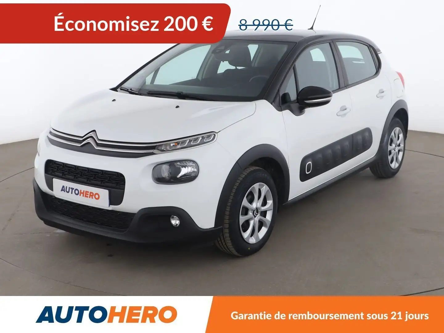 Citroen C3 1.2 PureTech Feel Blanc - 1