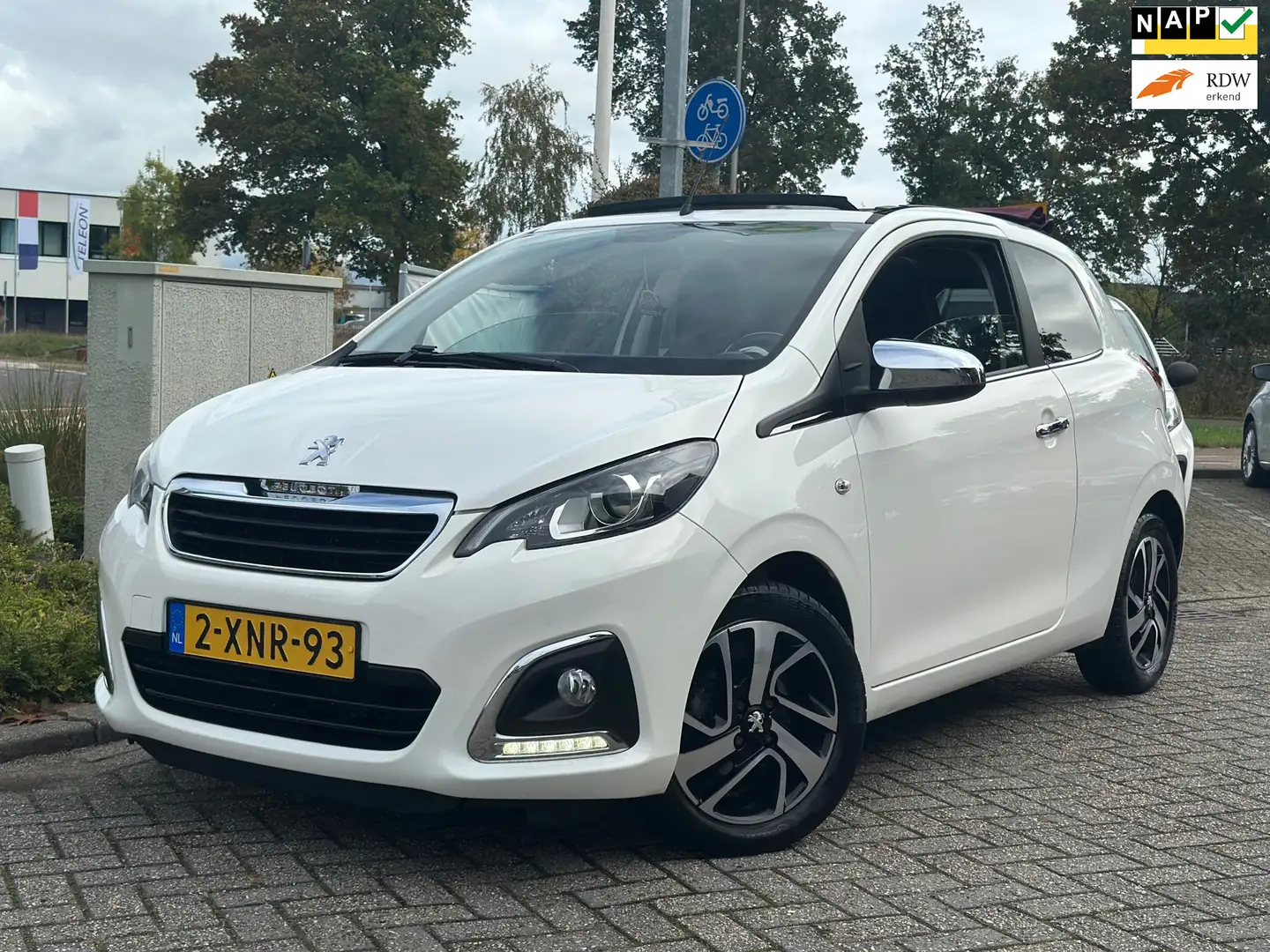 Peugeot 108 1.0 e-VTi Allure cabriolet dealeronderhouden 2e ei Blanc - 1