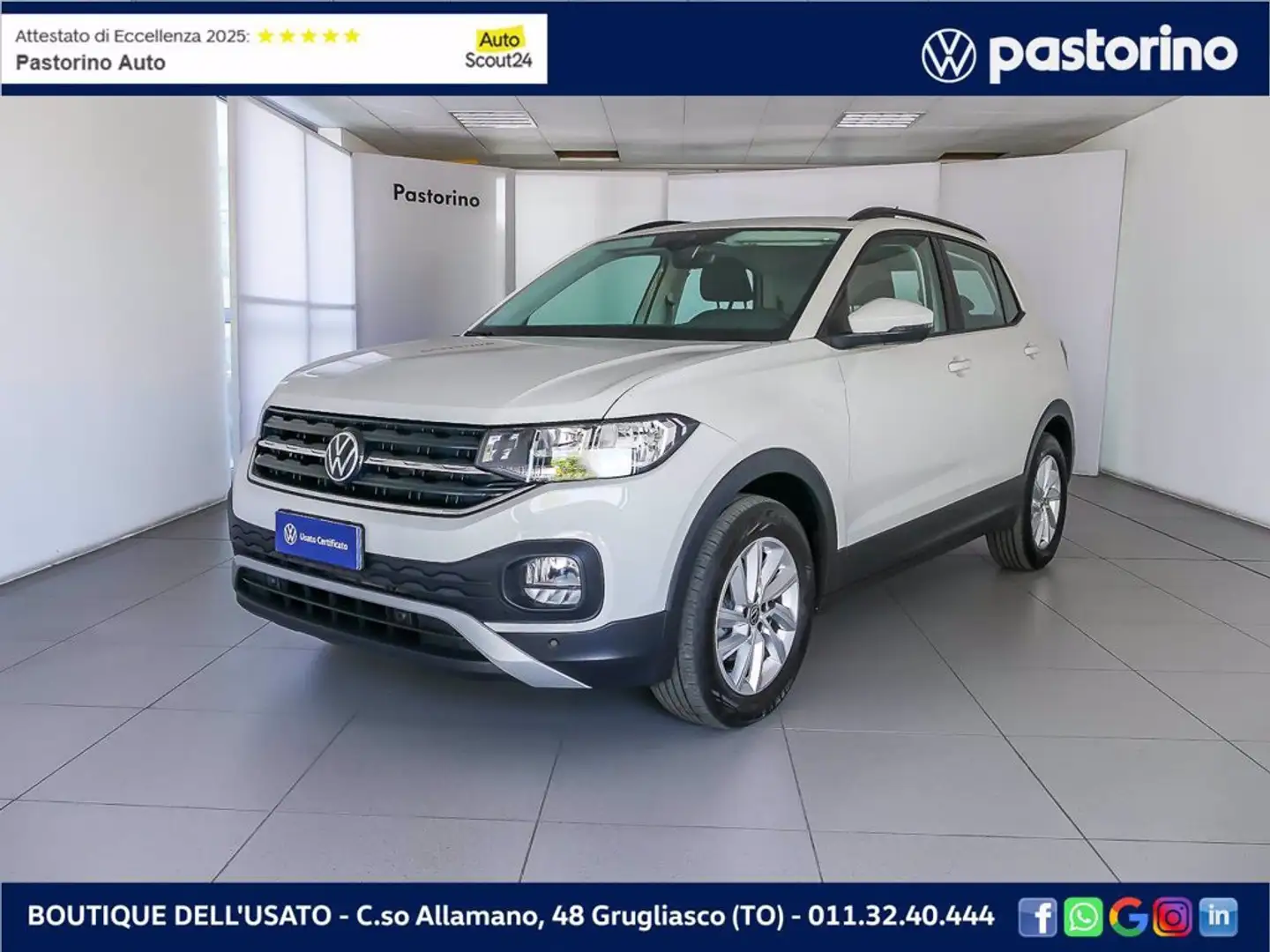 Volkswagen T-Cross 1.0 STYLE TSI 95CV Grigio - 1