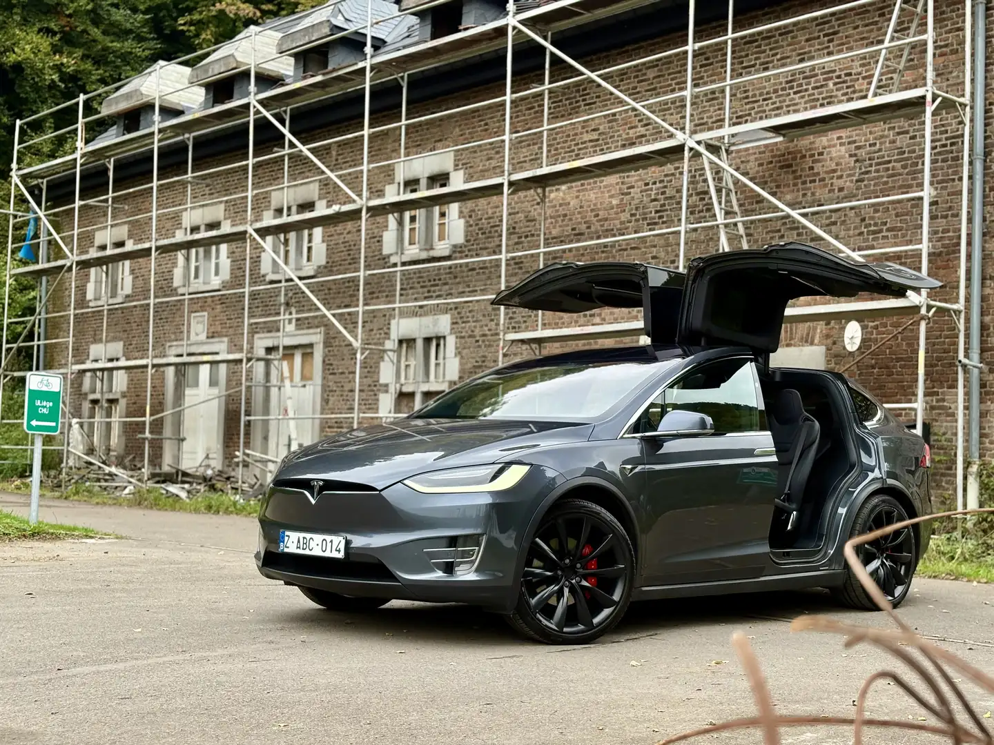 Tesla Model X P100D PLAID Ludicrous+ Zilver - 2