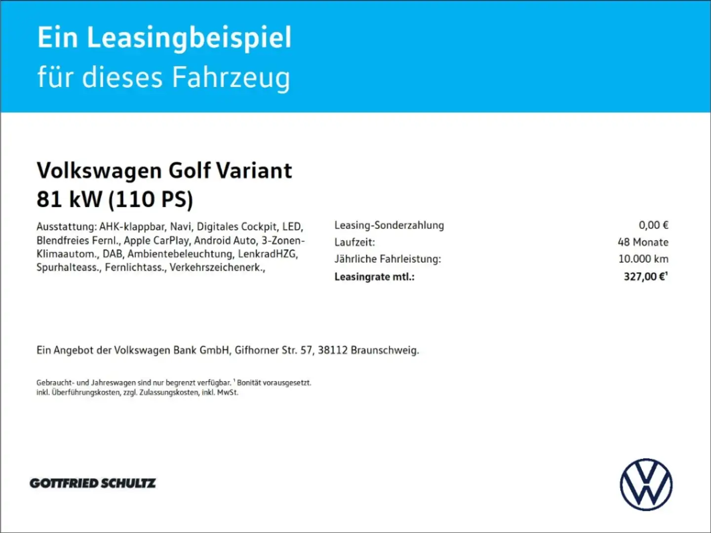 Volkswagen Golf Variant 1.0 TSI Life LED NAVI KAMERA AHK Blanc - 2