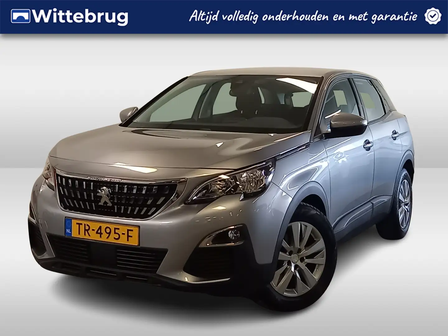 Peugeot 3008 1.2 PureTech Active Leuke gezinsauto!! Grijs - 1