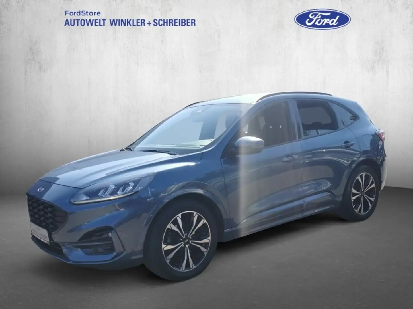 Ford Kuga 2.0 EcoBlue Hybrid ST-LINE Blau - 1