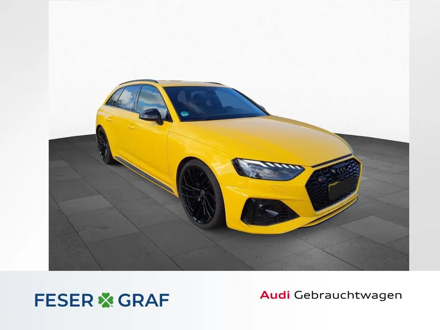 Audi RS4 Avant /Matrix/ACC/RS-AgA/Vmax280/Navi+ Gelb - 1