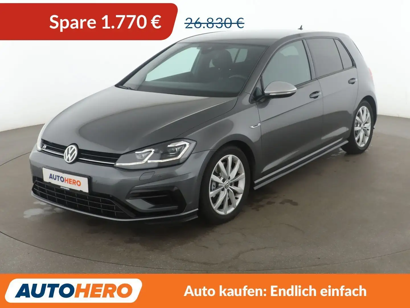 Volkswagen Golf GTI 2.0 TSI R BlueMotion 4Motion Aut.*NAVI*LED*CAM* Grau - 1
