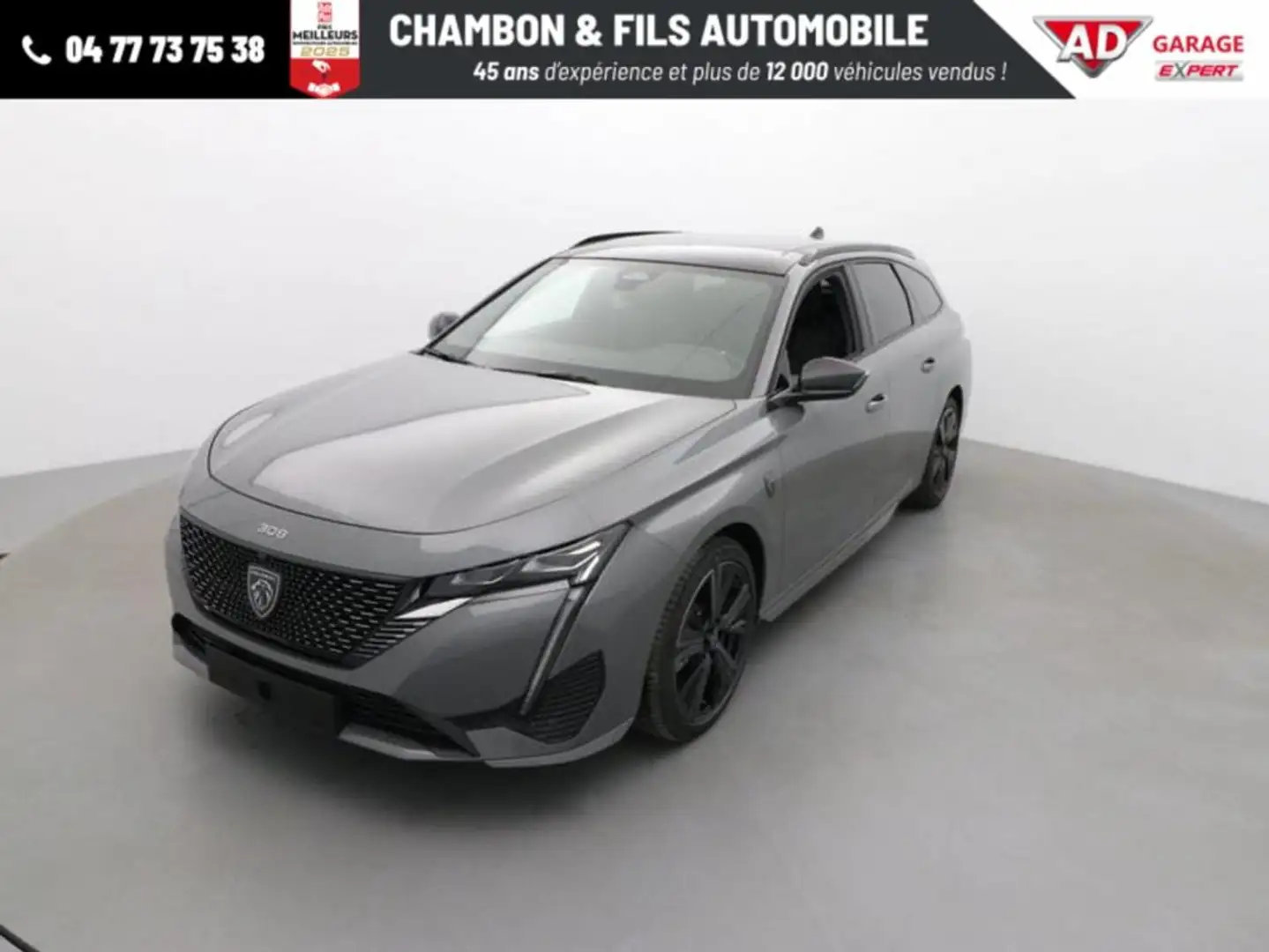 Peugeot 1.2 HYBRID 136CH GT E-DCS6 Gris - 1