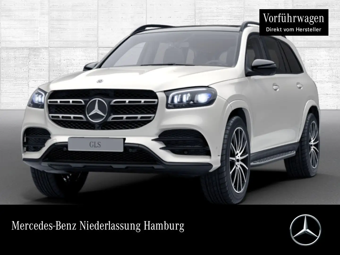 Mercedes-Benz GLS 580 4M AMG+EXCLUSIVE+NIGHT+PANO+360+AHK+STHZG Weiß - 1