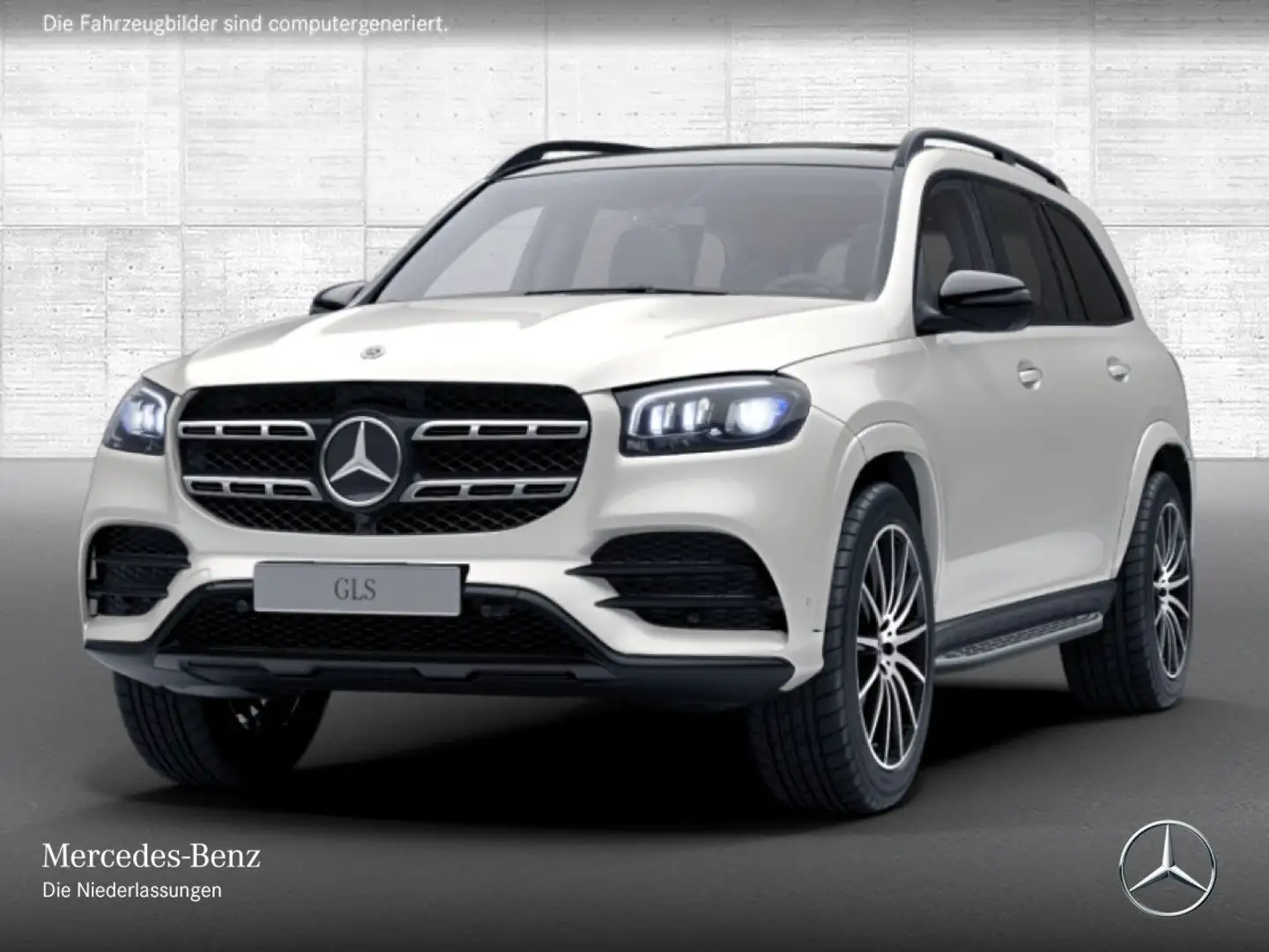 Mercedes-Benz GLS 580 4M AMG+EXCLUSIVE+NIGHT+PANO+360+AHK+STHZG Weiß - 2