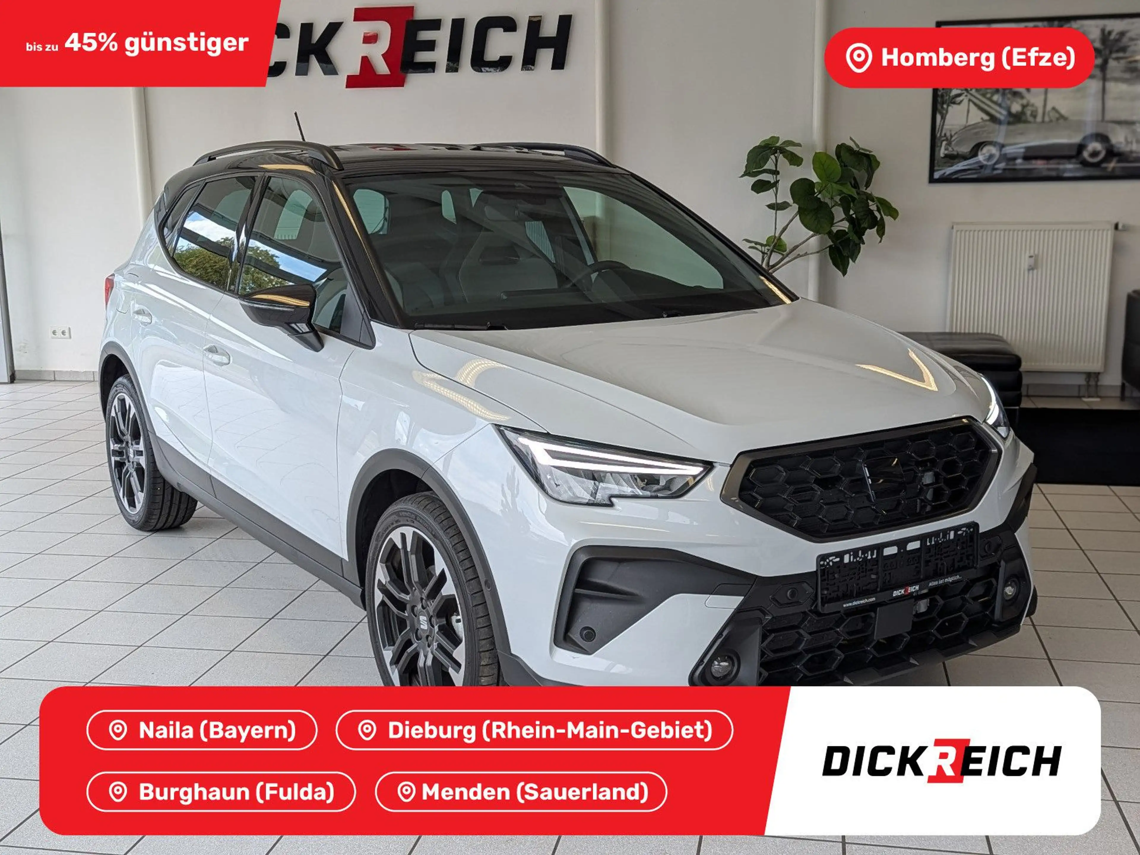 SEAT Arona 1.5 TSI DSG FR Black Edition Kessy Cam 18"