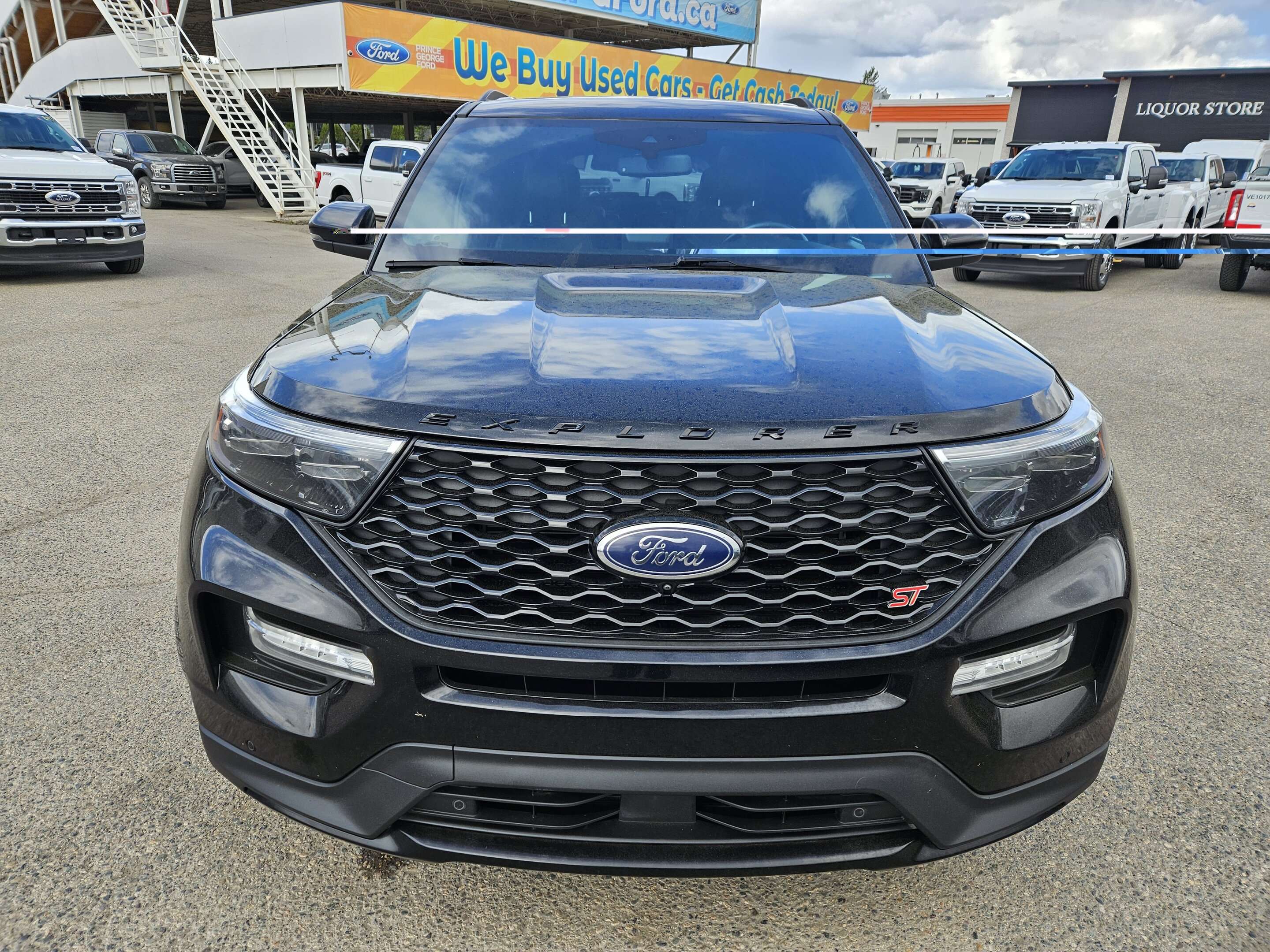 Agate Black Metallic 2022 Ford Explorer SUV / Crossover All-Wheel Drive Automatic