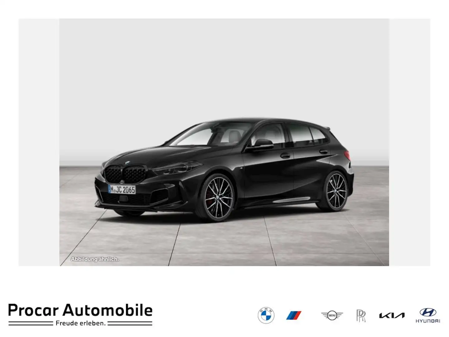 BMW 135 M135i xDrive LCPROF+HK-SOUND+HEAD-UP+LED+ Noir - 1