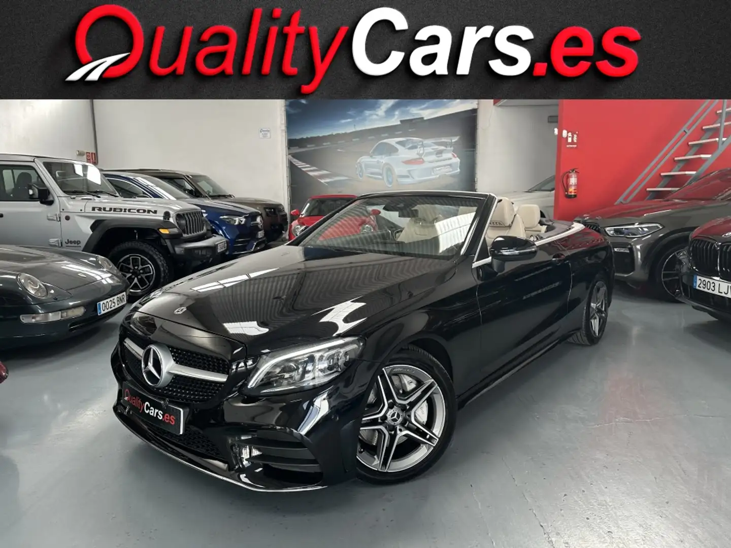 Mercedes-Benz C 300 Cabrio 9G-Tronic Negro - 1