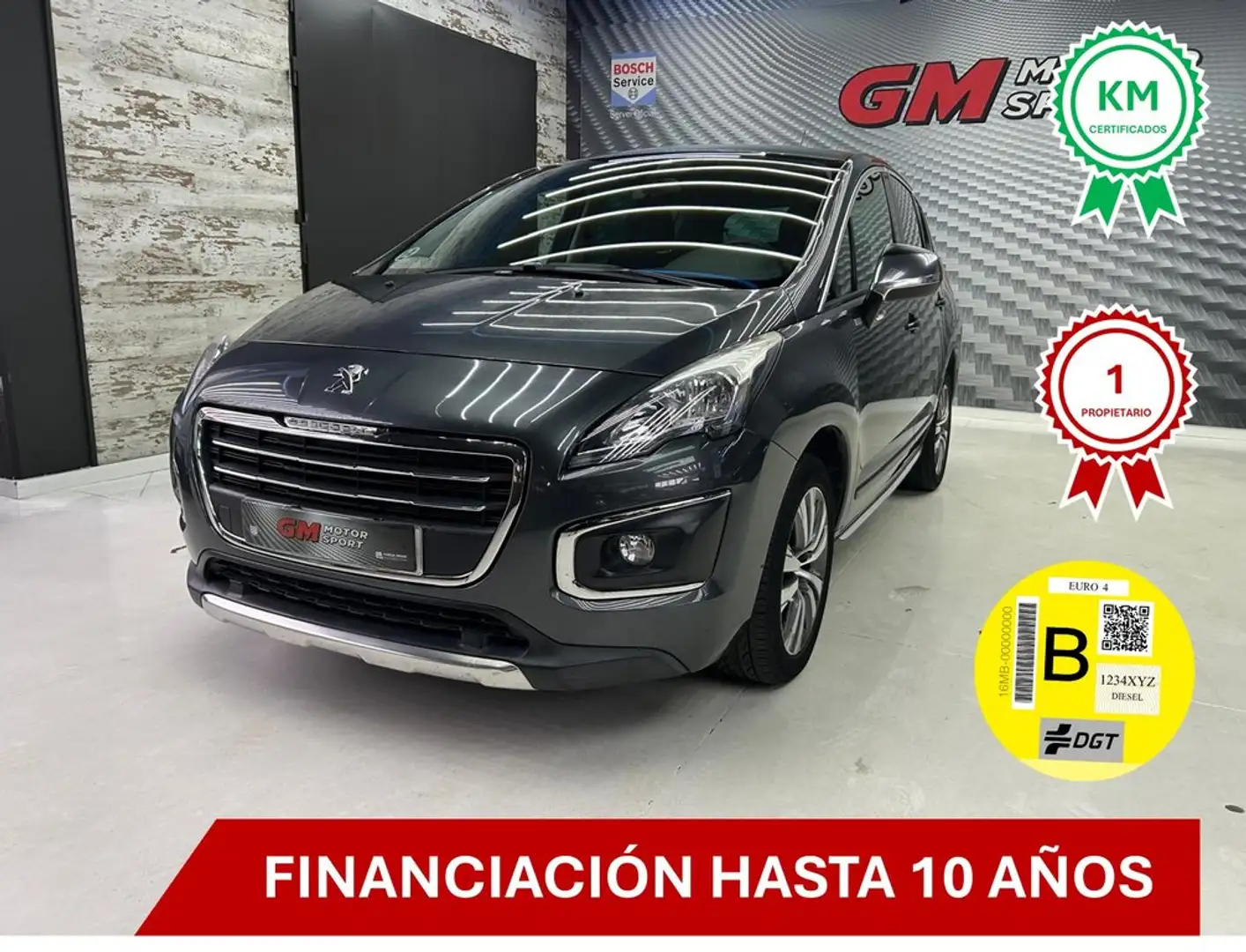 Peugeot 3008 Style 1.6 HDI 115 FAP Gris - 1