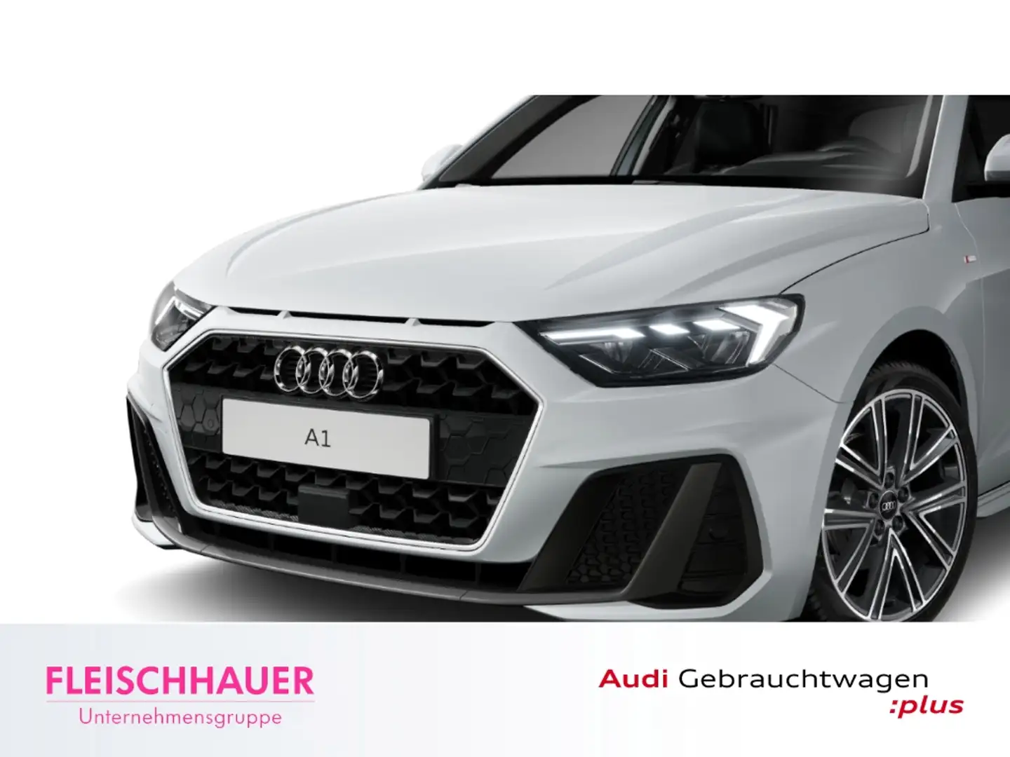 Audi A1 SB 30 TFSI S line LED+ACC+NAVI+PDC V&H+SHZ+DC+DAB+ Weiß - 1