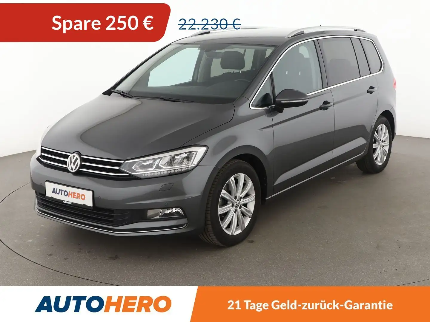 Volkswagen Touran 1.8 TSI Highline BlueMotion Aut.*NAVI*ACC*PDC* Grau - 1