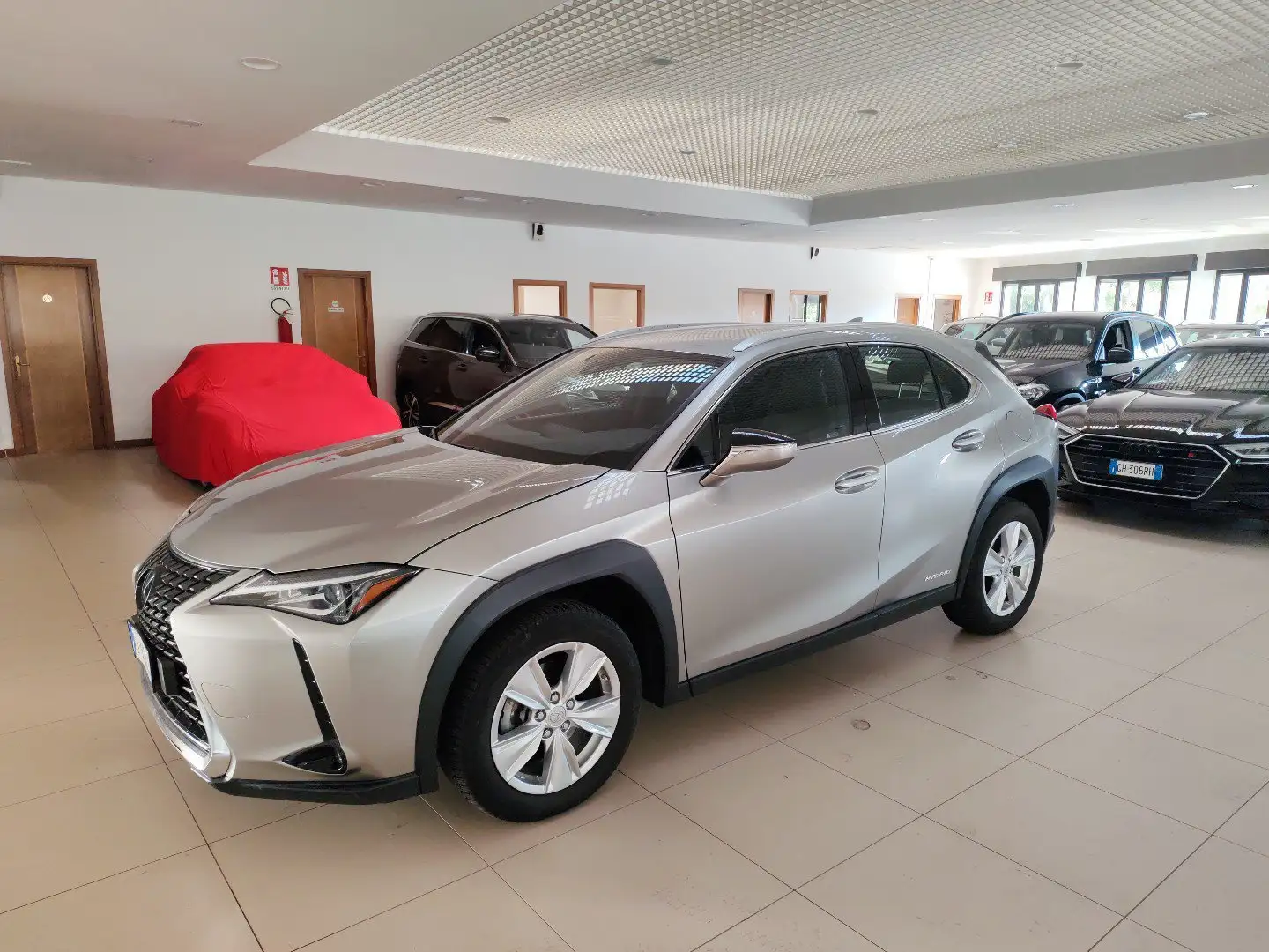 Lexus UX 250h Hybrid auto Fari LED Navi Retrocamera Cruise Argento - 1