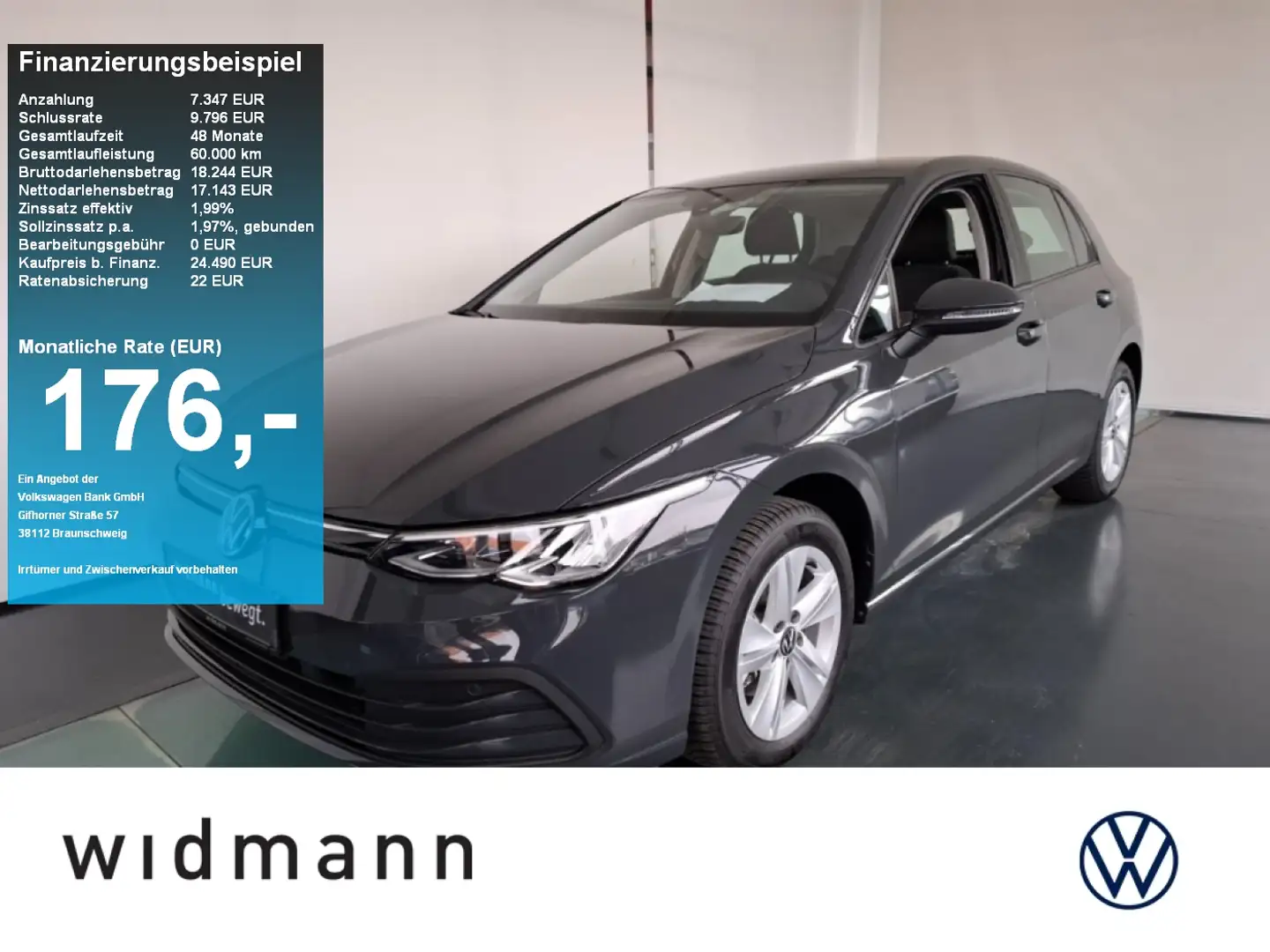 Volkswagen Golf Life 1.0 TSI 110 PS NAVI ACC LED APP Gris - 1