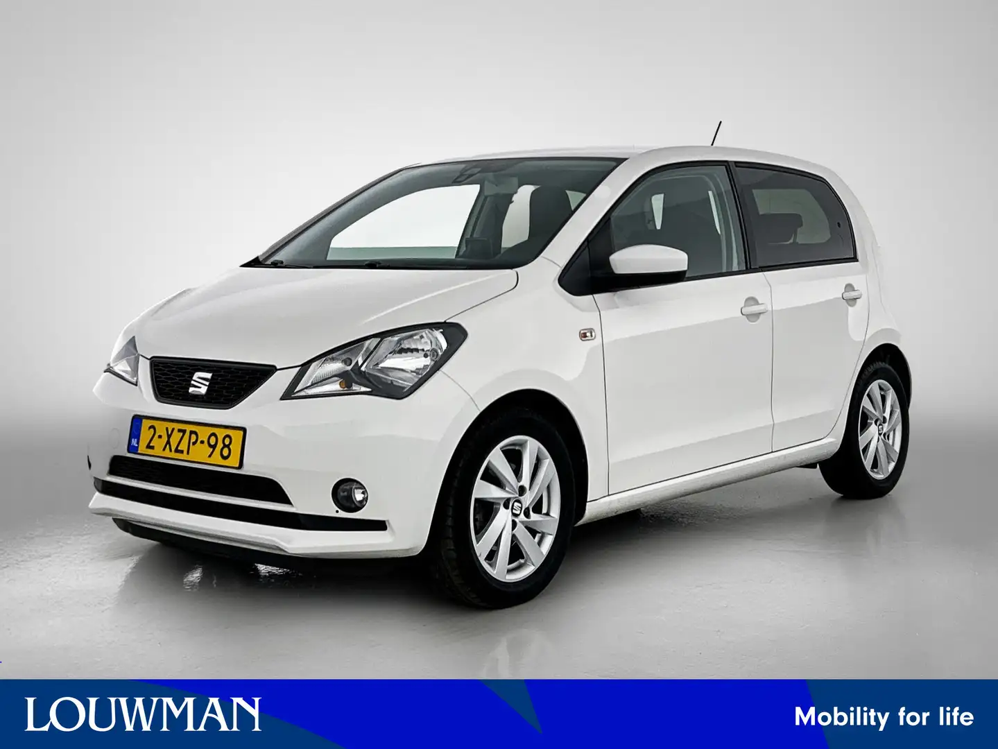 SEAT Mii 1.0 Sport Dynamic | 1e eigenaar | Garmin | Stoelve Wit - 1