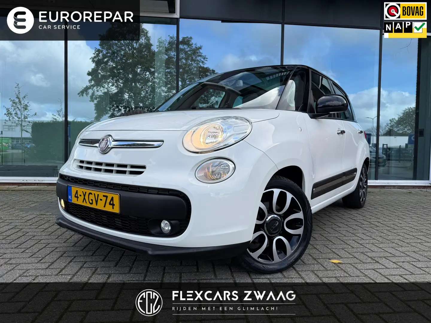 Fiat 500L 0.9 TwinAir Lounge - Panodak - Climate - Parkeerhu Bianco - 1
