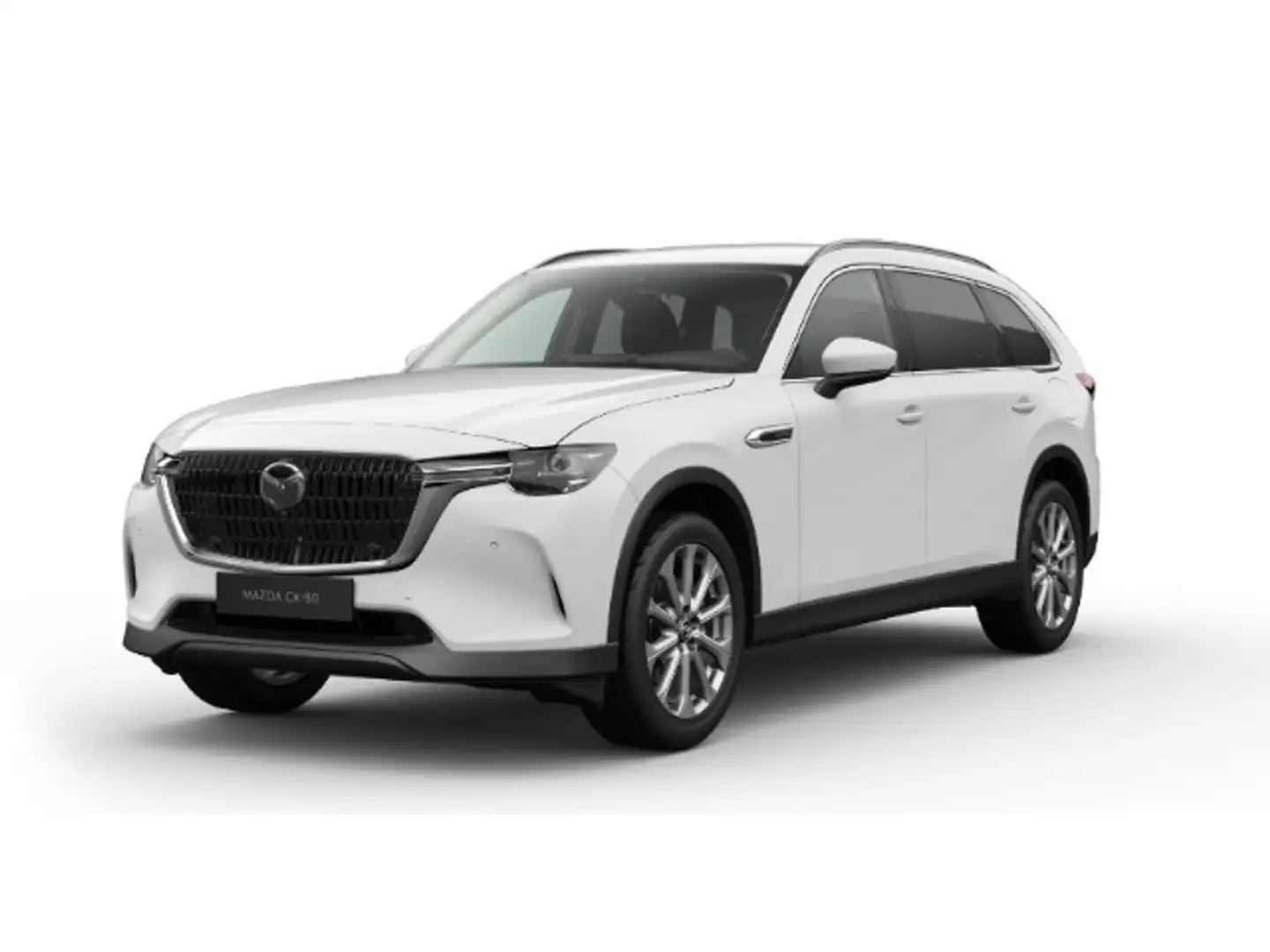 Mazda CX-80 Diesel 7-Sitzer Exclusive Conv.-Soundpaket Bílá - 1
