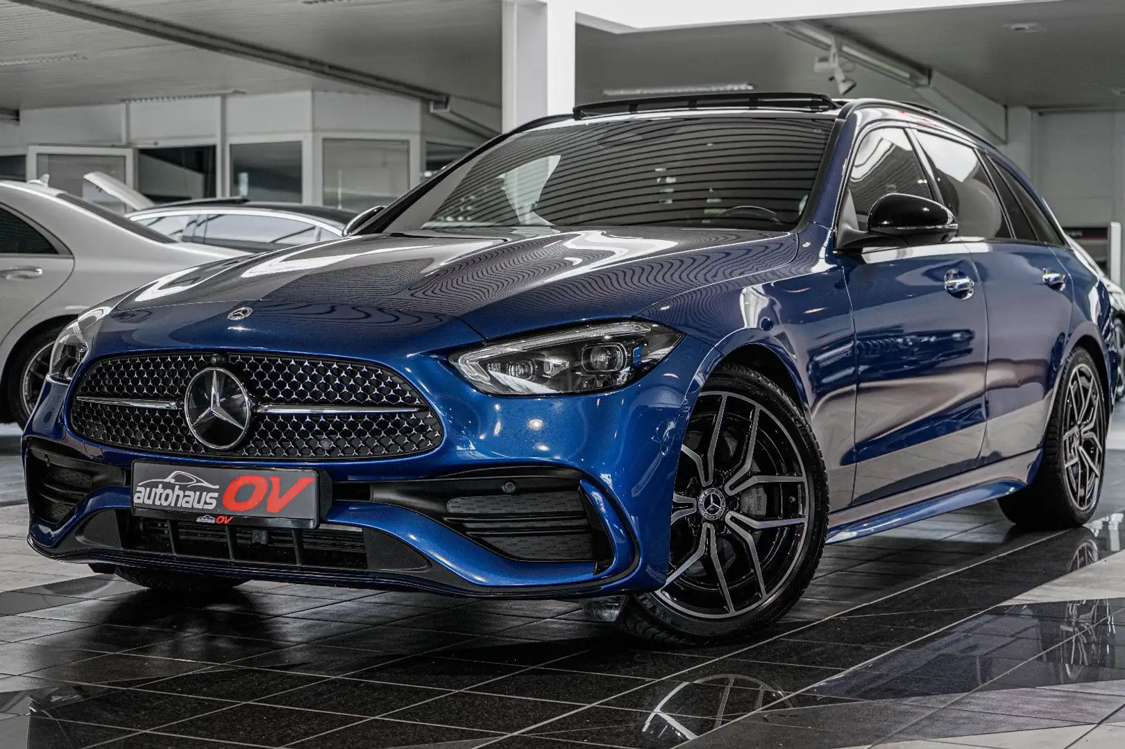 Mercedes-Benz C 300 d*AMG*Designo*Head*360*ACC*H-Lenk*Pano*Lase Blu/Azzurro - 1