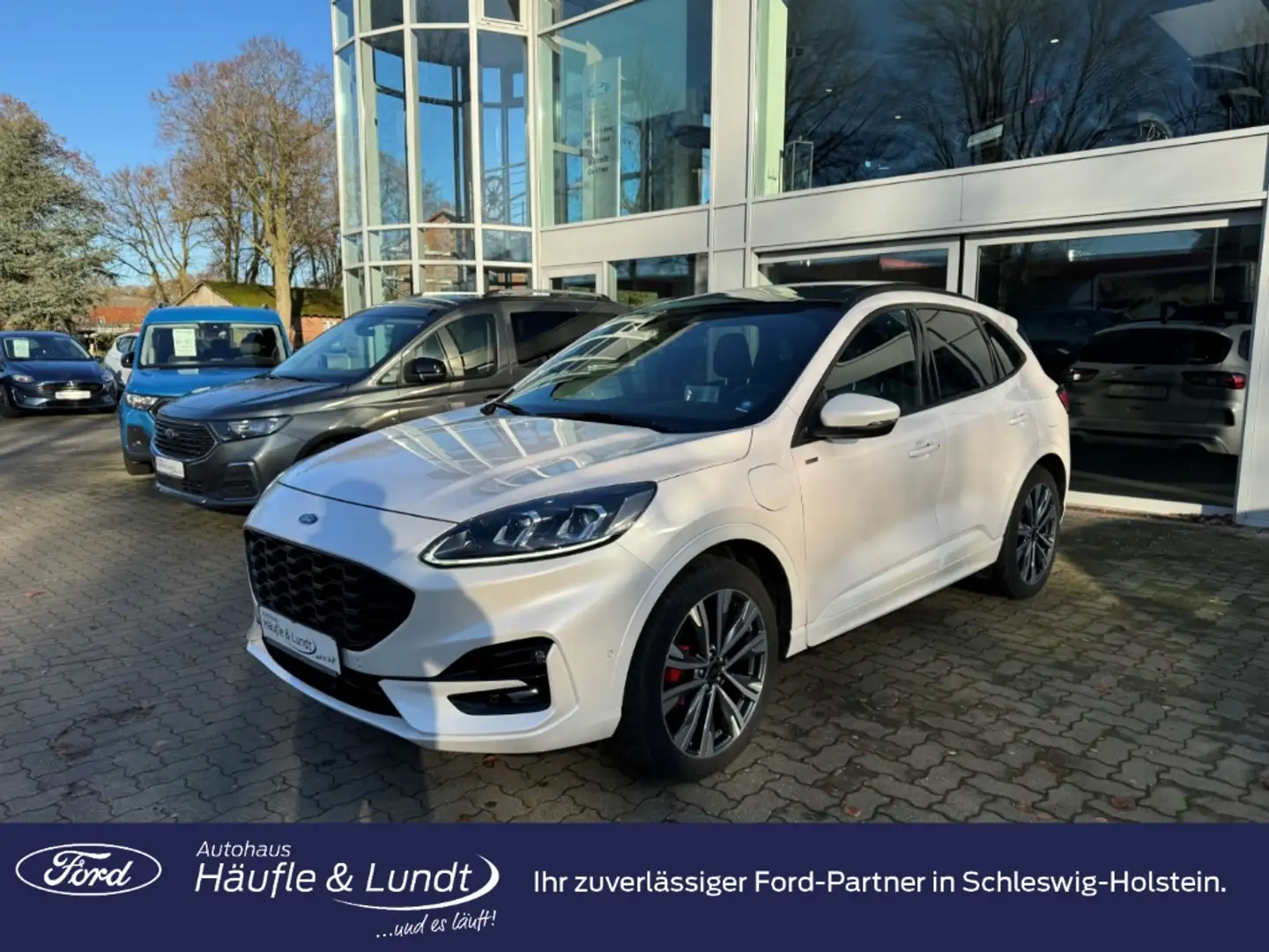 Ford Kuga Plug-In Hybrid ST-Line X AHK-klappbar Weiß - 1