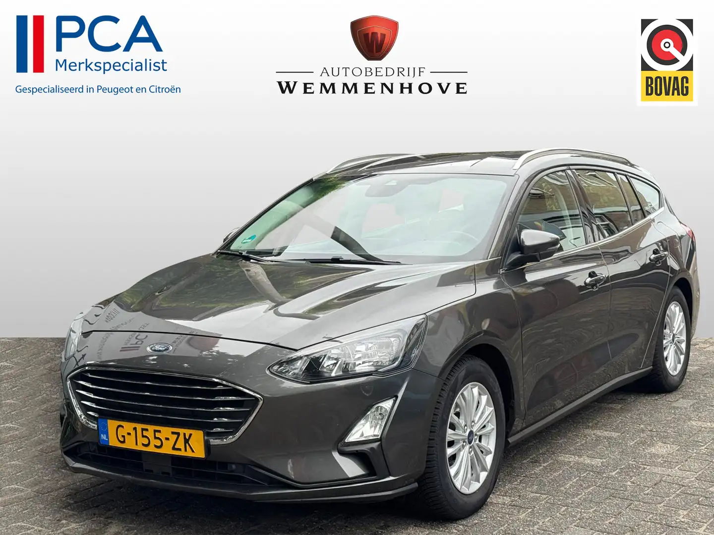 Ford Focus Wagon 1.0 EcoBoost Titanium Business Grijs - 1