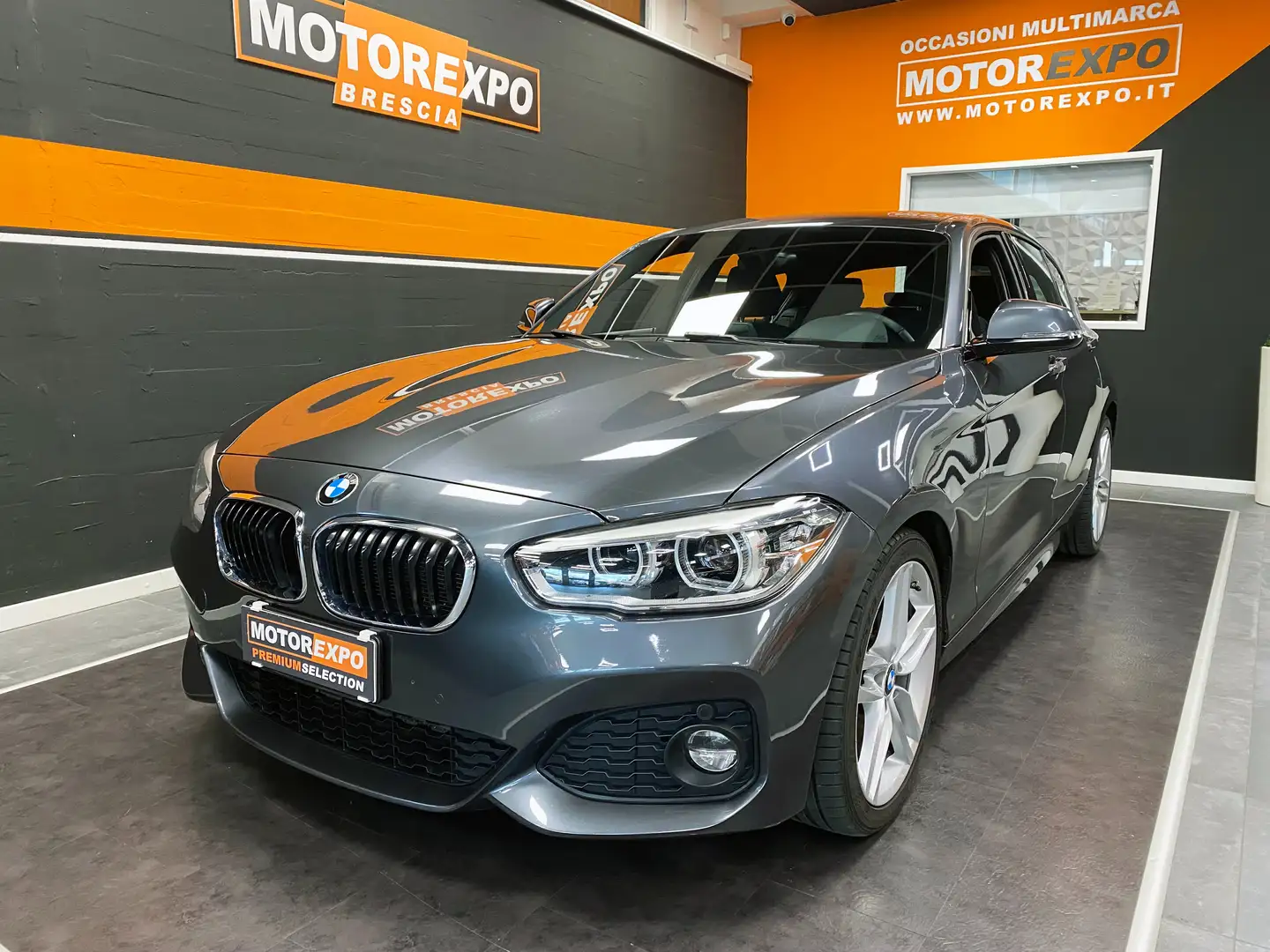 BMW 118 i M Sport 136 Cv Steptronic Auto Shadow line Black Gris - 1