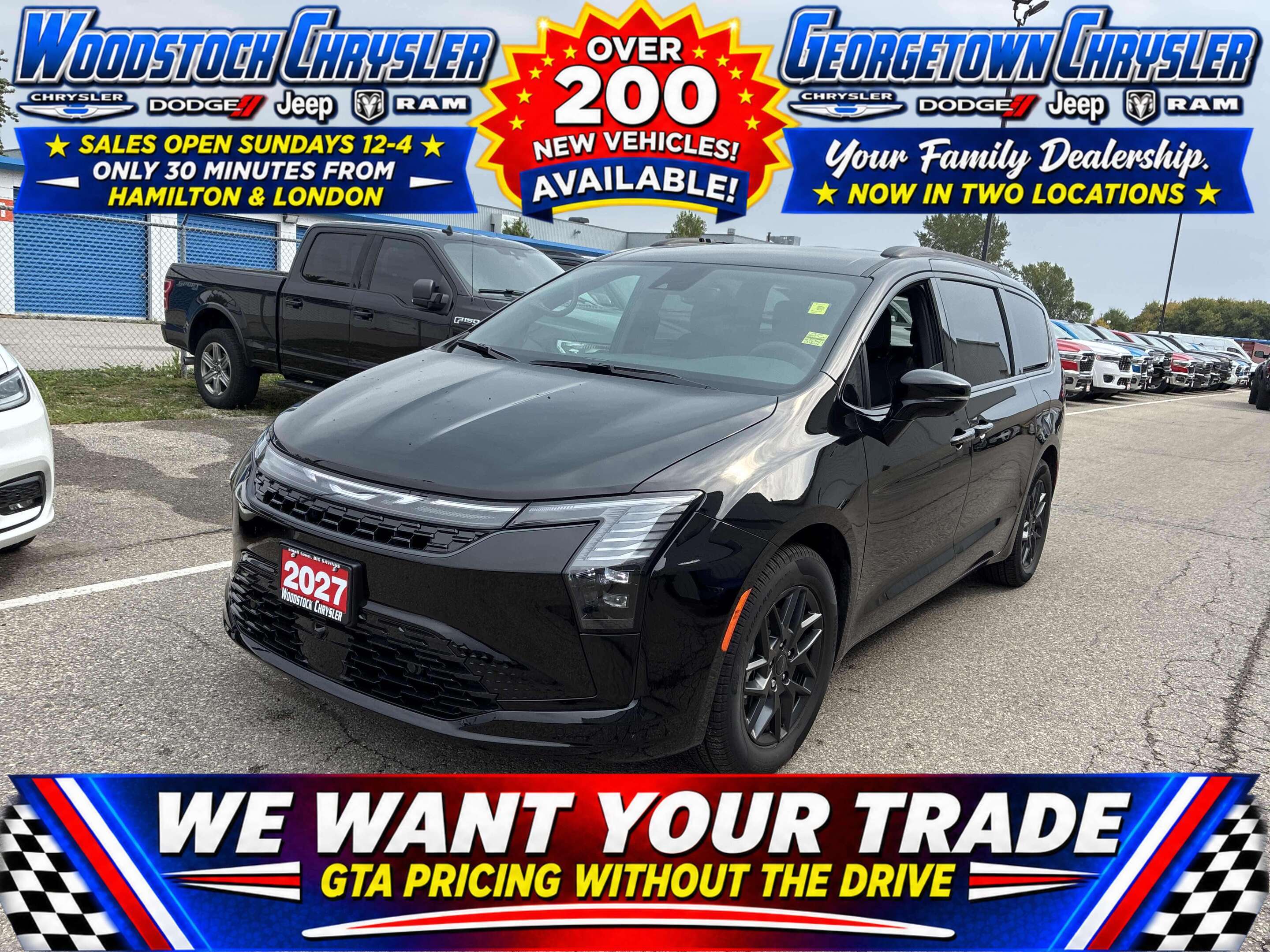 2027 Chrysler Pacifica S PKG | POWER DOORS | SPECIAL FEATURE | LIKE NEW