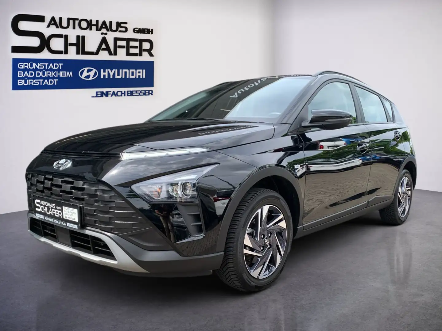 Hyundai BAYON 1.0 T-GDI 7-DCT Trend Mild-Hybrid Zwart - 1