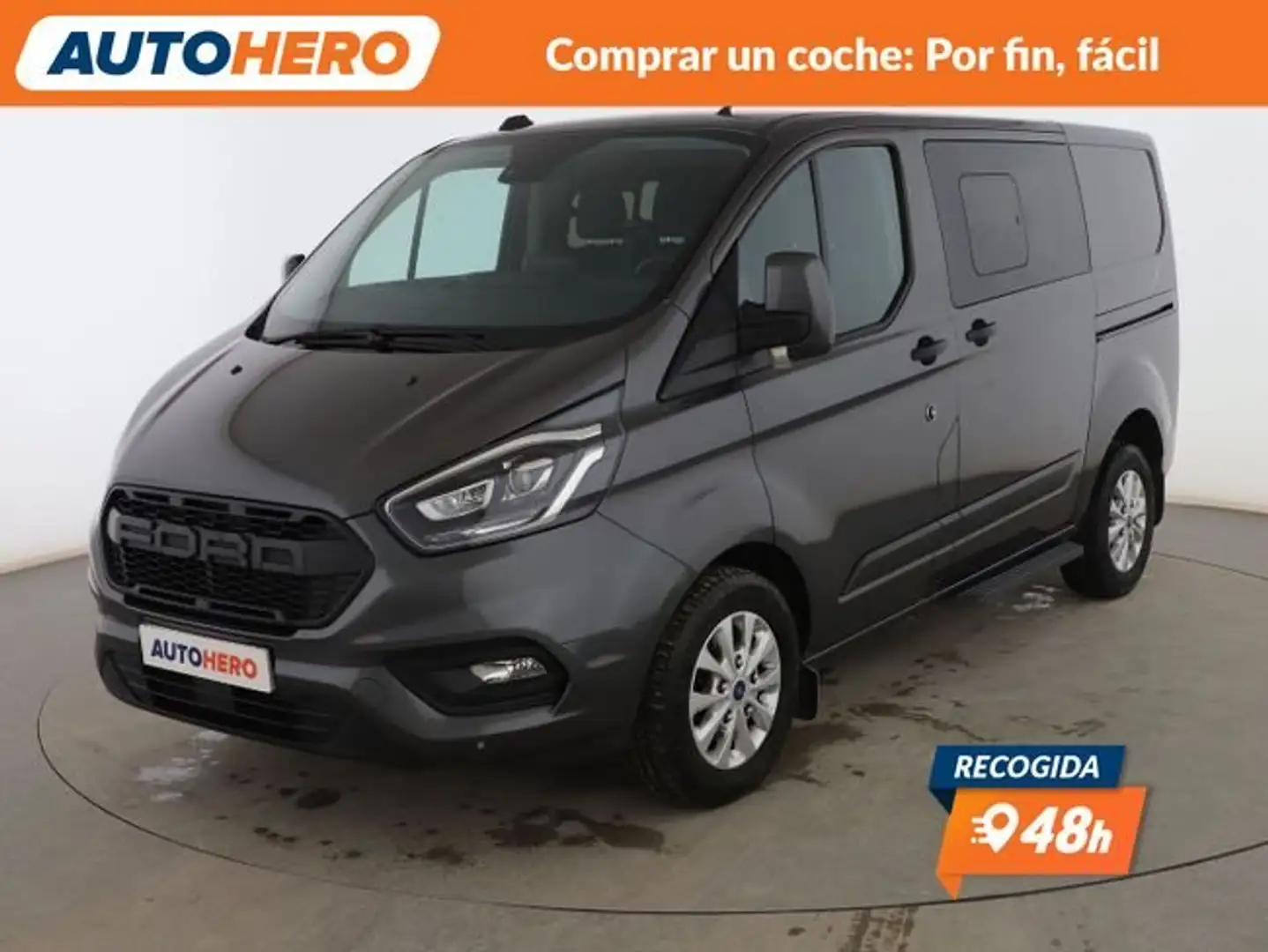 Ford Transit Custom 2.0 TDCi EcoBlue L1 Trend MHEV Gris - 1