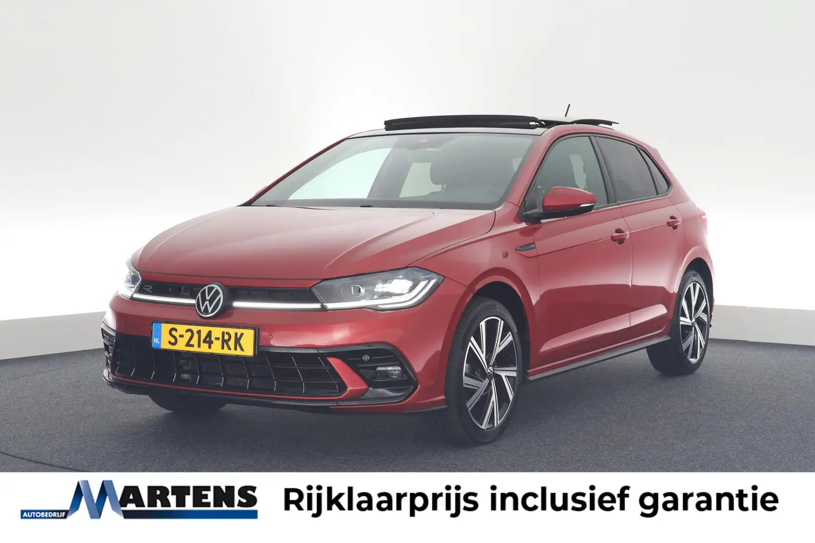 Volkswagen Polo 1.0 TSI 95pk 2x R-Line Keyless Matrix Led Camera V Rood - 1