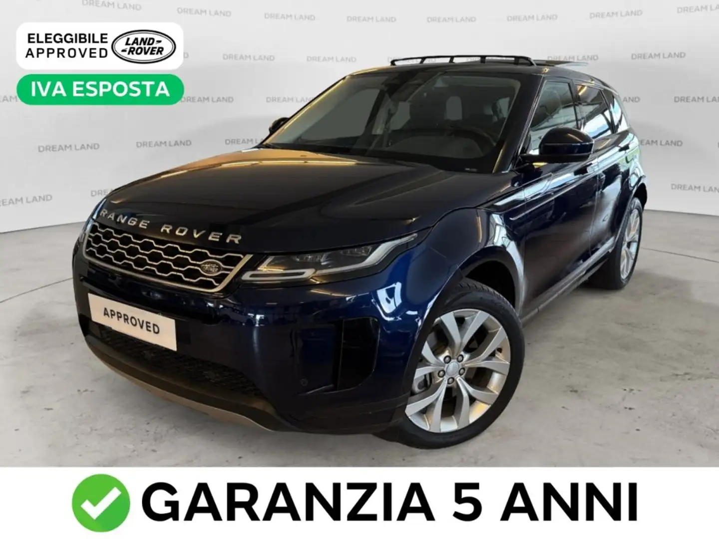 Land Rover Range Rover Evoque 2.0D I4 163 CV AWD Auto SE TETTO APRIBILE Blu/Azzurro - 1