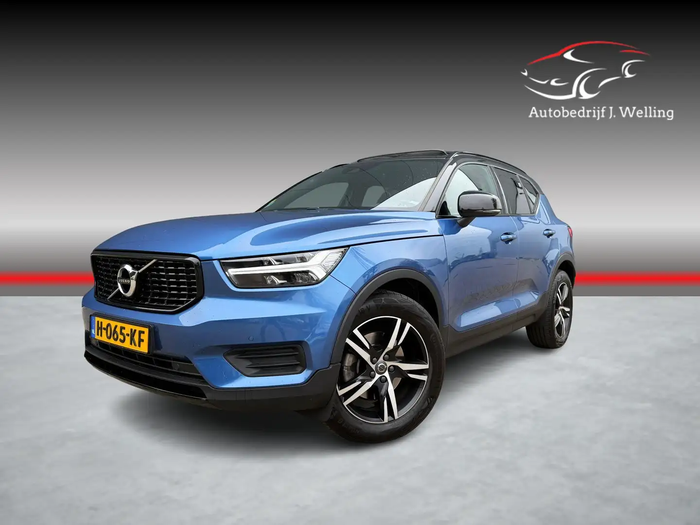Volvo XC40 2.0 D4 AWD R-Design Pano / trekhaak Blau - 1