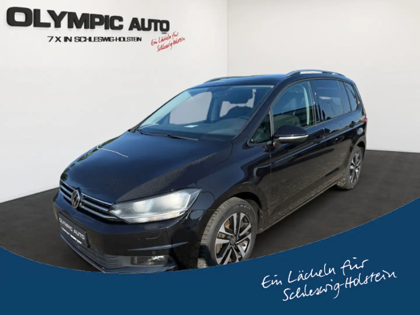 Volkswagen Touran 1.5 TSI United  7-SITZE AHK SITZHZG NAVI Schwarz - 1