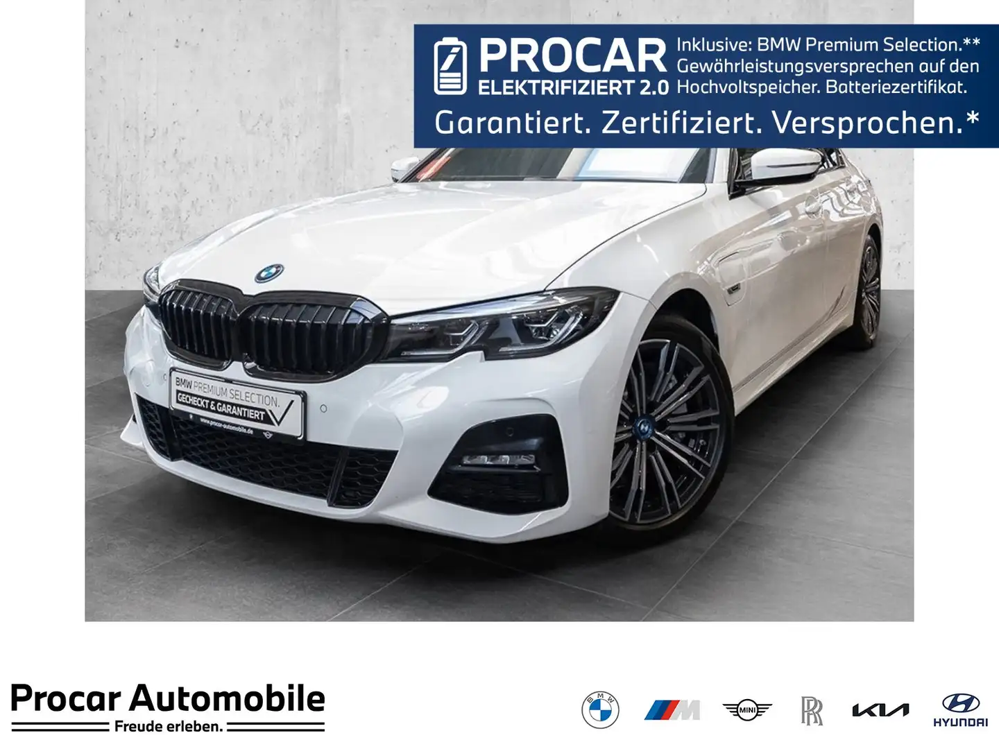 BMW 330 e Limousine M Sport HiFi DAB WLAN Tempomat Blanco - 1