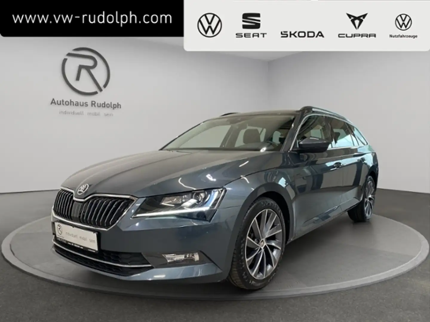 Skoda Superb Combi 2.0 TDI 4x4 DSG Ambition Tiptronic KLIMA XE Gris - 1