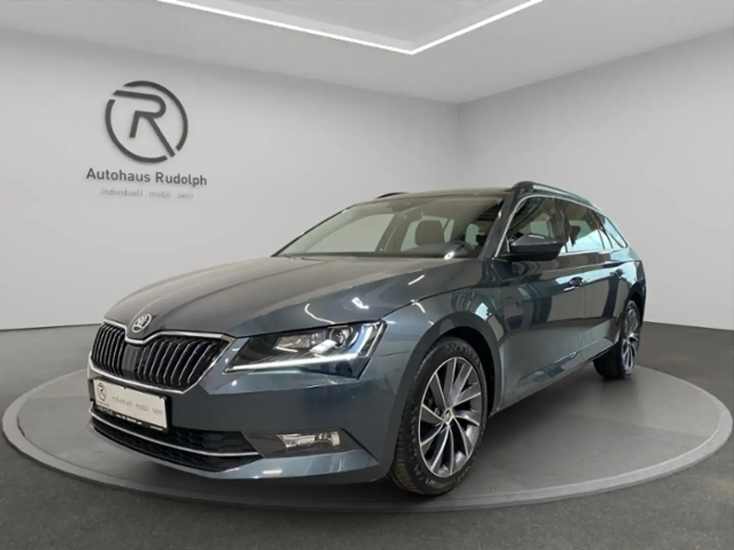 Skoda Superb Combi 2.0 TDI 4x4 DSG Ambition Tiptronic KLIMA XE Gris - 2