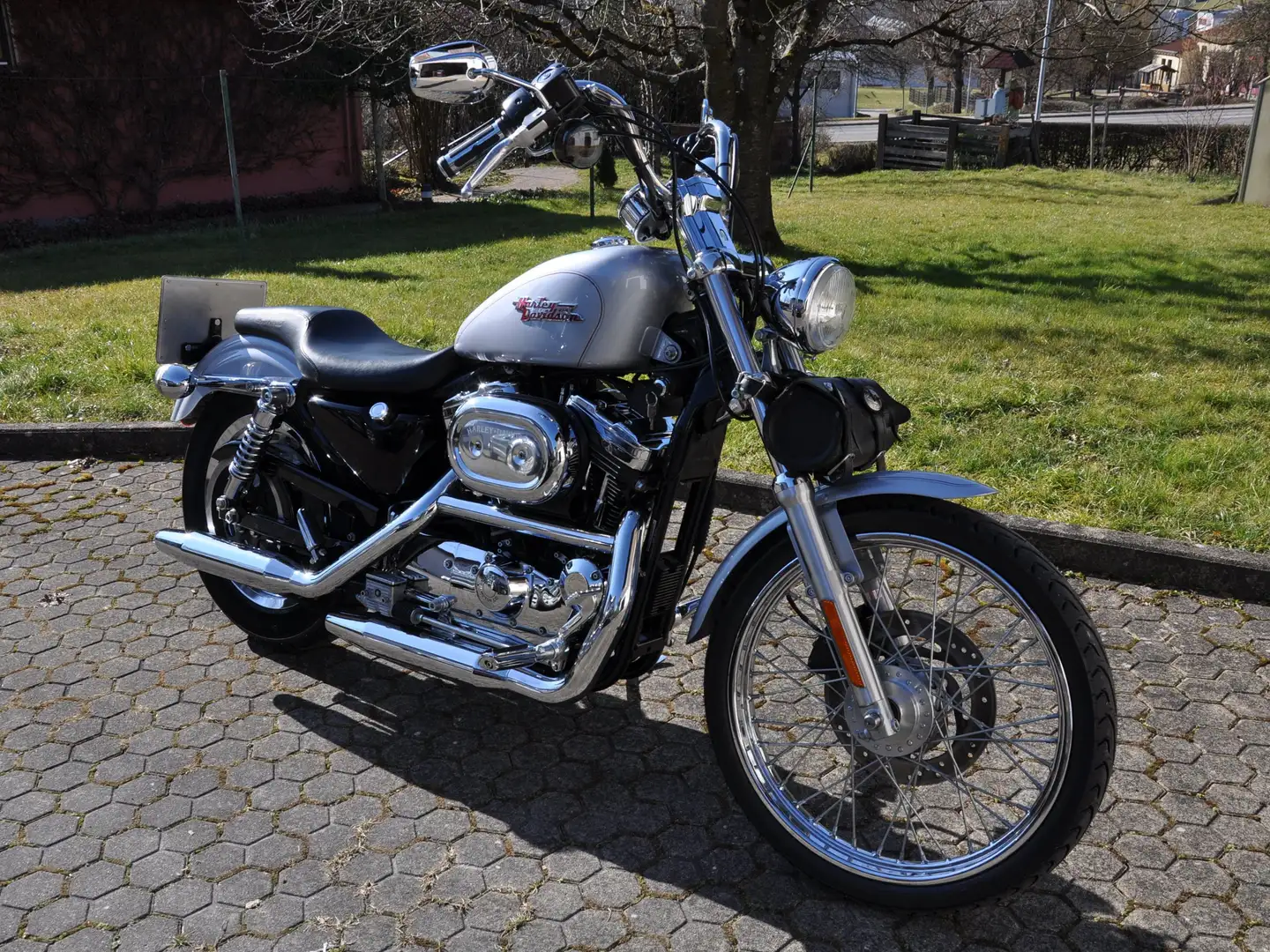Harley-Davidson 1200 Custom XLH1200C Silver Srebrny - 1